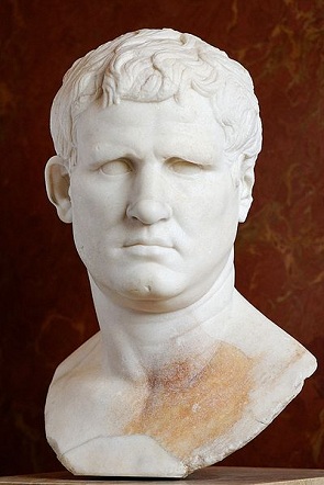 M Vipsanius Agrippa of the Gabii (ca. 25 BCE) Musee du Louvre, Paris, Ma 1208.1 ; MR 402 ; N 1556 